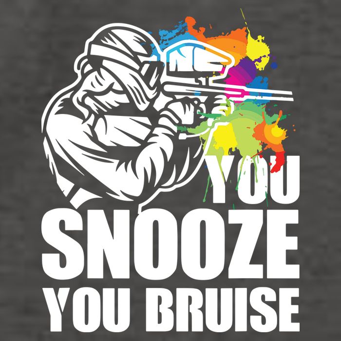 Funny Paintball You Snooze You Bruise Vector Backpack