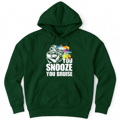 Funny Paintball You Snooze You Bruise Hoodie