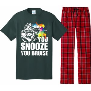 Funny Paintball You Snooze You Bruise Pajama Set