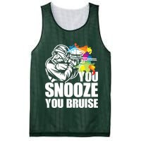 Funny Paintball You Snooze You Bruise Mesh Reversible Basketball Jersey Tank
