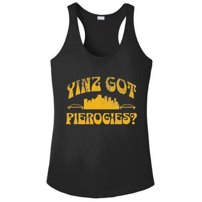 Funny Pittsburgh Yinz Yinzer 412 Steel City Pennsylvania Ladies PosiCharge Competitor Racerback Tank