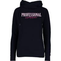 Funny Professional Yapper Quote Yapper Cool Womens Funnel Neck Pullover Hood