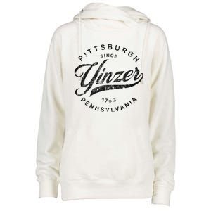 Funny Pittsburgh Yinzer Pennsylvania Sl City Home Yinz Womens Funnel Neck Pullover Hood