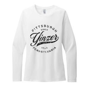 Funny Pittsburgh Yinzer Pennsylvania Sl City Home Yinz Womens CVC Long Sleeve Shirt