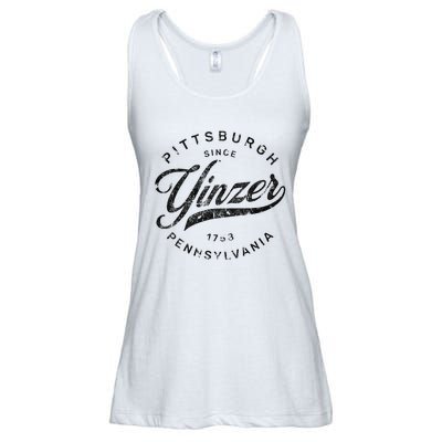 Funny Pittsburgh Yinzer Pennsylvania Sl City Home Yinz Ladies Essential Flowy Tank