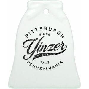 Funny Pittsburgh Yinzer Pennsylvania Sl City Home Yinz Ceramic Bell Ornament