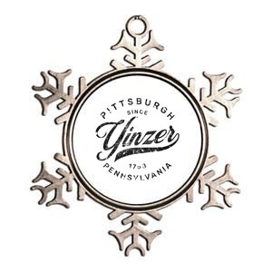 Funny Pittsburgh Yinzer Pennsylvania Sl City Home Yinz Metallic Star Ornament