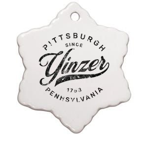 Funny Pittsburgh Yinzer Pennsylvania Sl City Home Yinz Ceramic Star Ornament