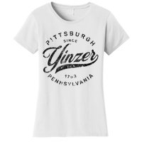 Funny Pittsburgh Yinzer Pennsylvania Sl City Home Yinz Women's T-Shirt