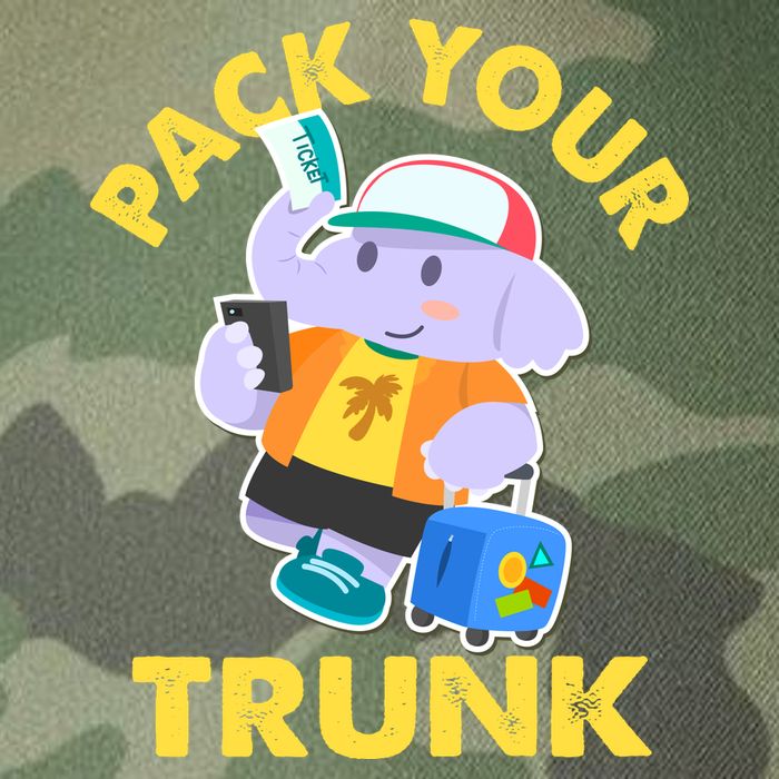 Funny Pack Your Trunk Elephant Legacy Tie Dye Trucker Hat