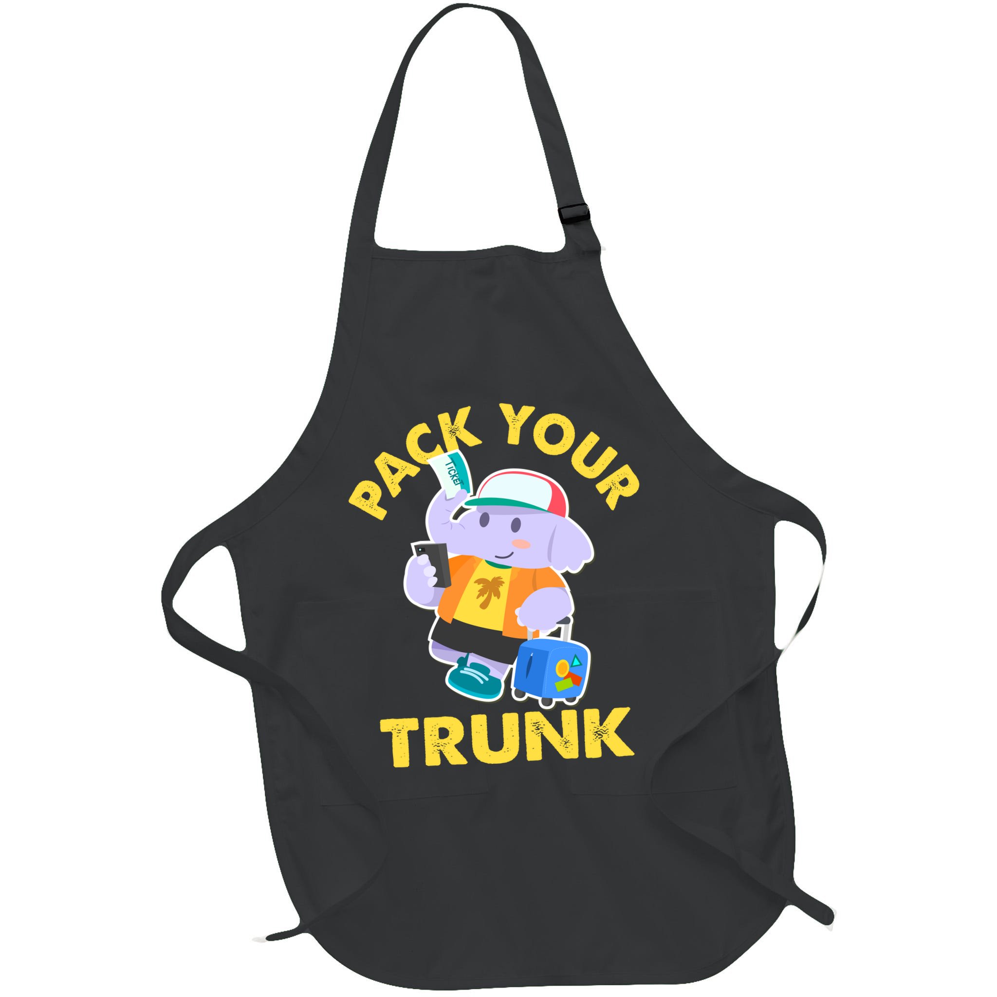Funny Pack Your Trunk Elephant Apron