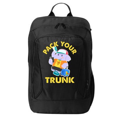 Funny Pack Your Trunk Elephant City Backpack