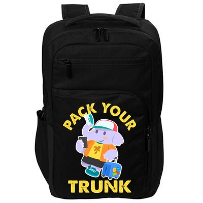 Funny Pack Your Trunk Elephant Impact Tech Backpack