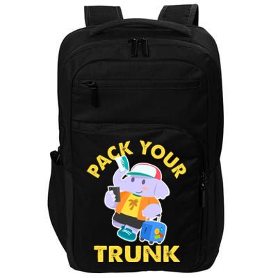 Funny Pack Your Trunk Elephant Impact Tech Backpack