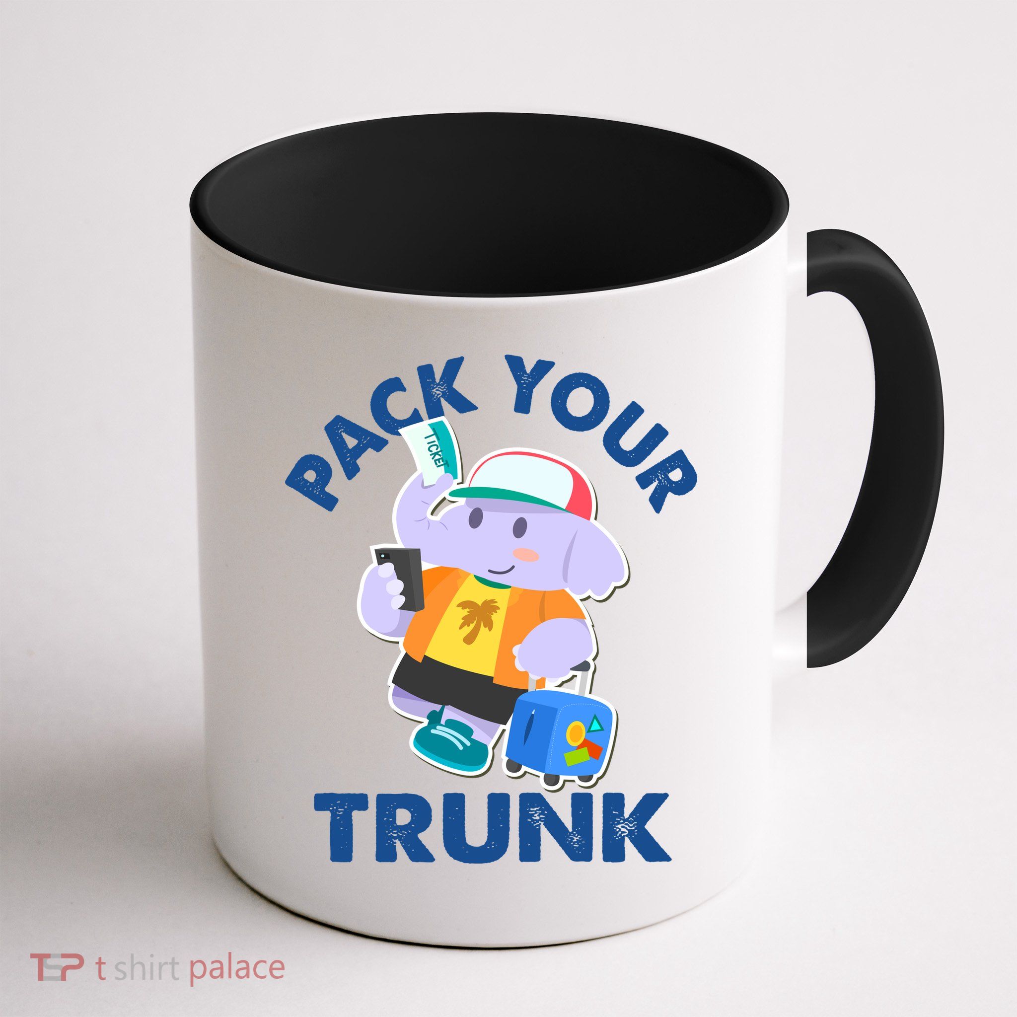 Funny Pack Your Trunk Elephant Mug