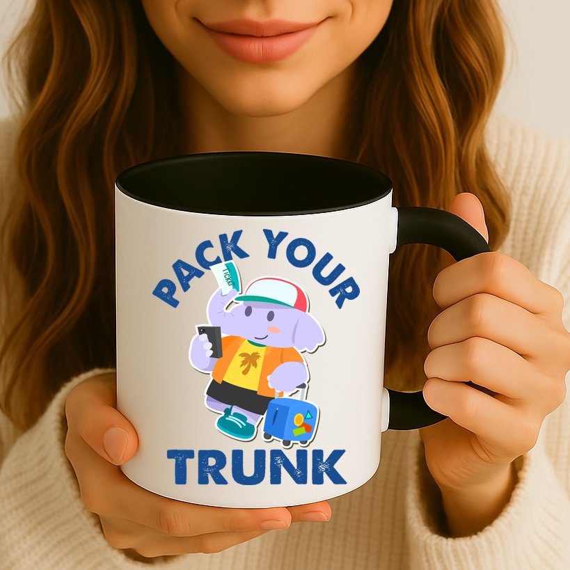 Funny Pack Your Trunk Elephant Mug