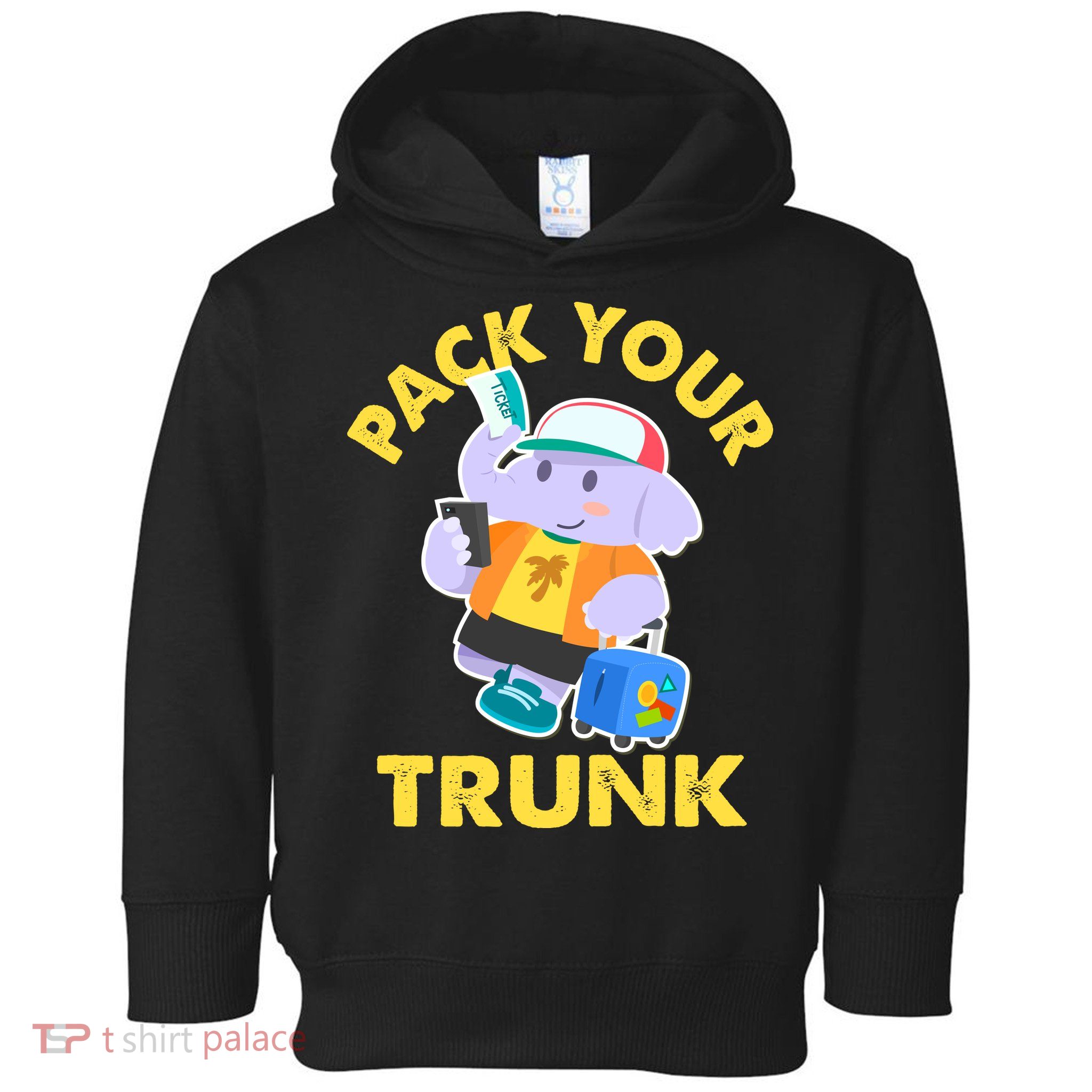 Funny Pack Your Trunk Elephant Toddler Hoodie