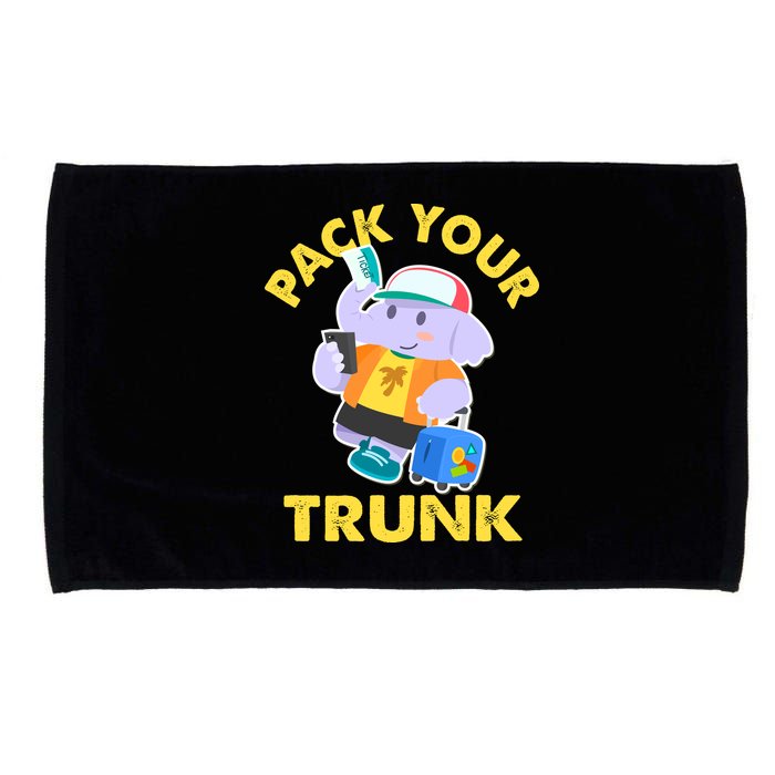 Funny Pack Your Trunk Elephant Microfiber Hand Towel
