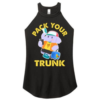Funny Pack Your Trunk Elephant Women's Perfect Tri Rocker Tank
