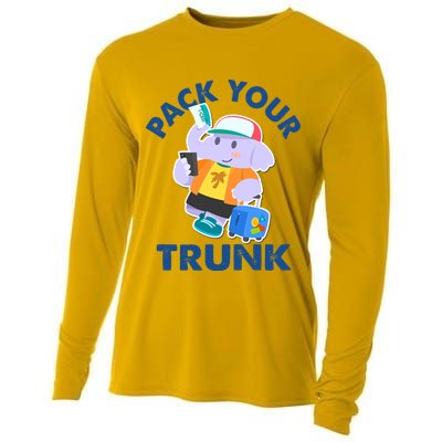 Funny Pack Your Trunk Elephant Cooling Performance Long Sleeve Crew