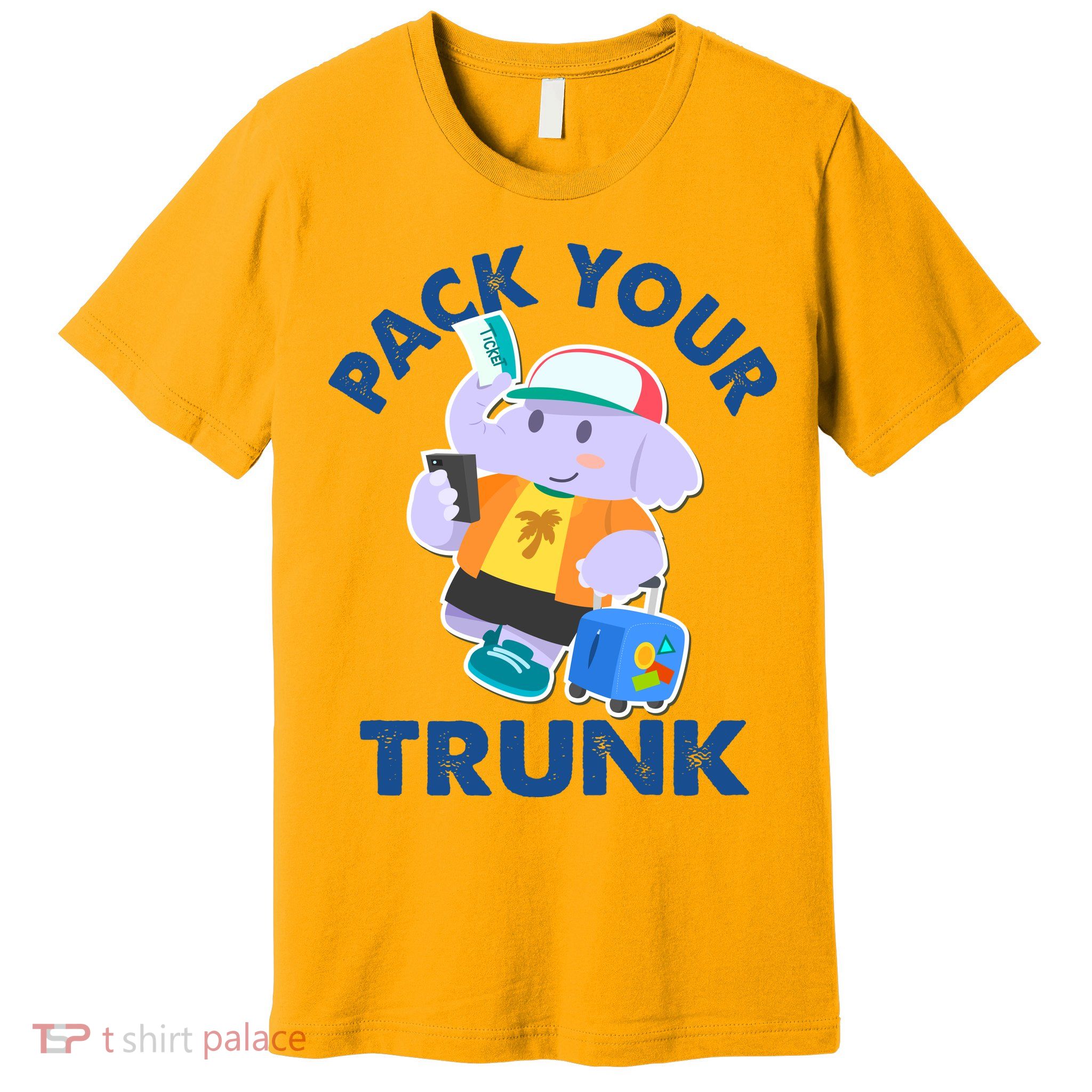 Funny Pack Your Trunk Elephant Premium T-Shirt