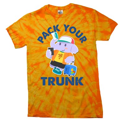 Funny Pack Your Trunk Elephant Tie-Dye T-Shirt