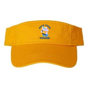 Funny Pack Your Trunk Elephant Valucap Bio-Washed Visor