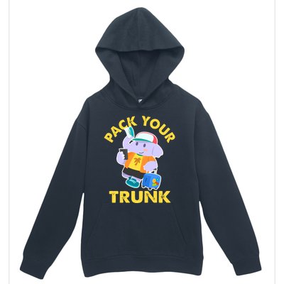 Funny Pack Your Trunk Elephant Urban Pullover Hoodie