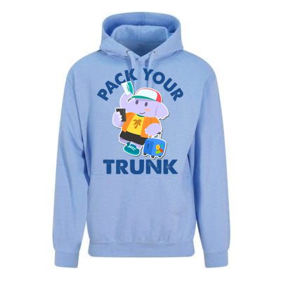 Funny Pack Your Trunk Elephant Unisex Surf Hoodie