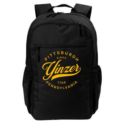 Funny Pittsburgh Yinzer Pennsylvania Steel City Yinz Home Daily Commute Backpack