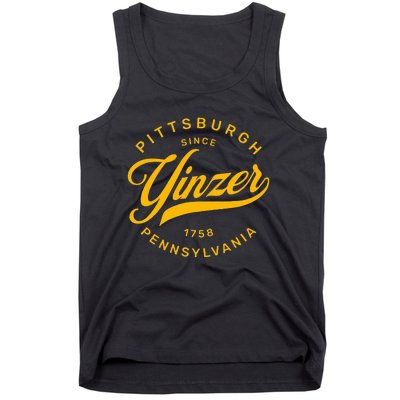 Funny Pittsburgh Yinzer Pennsylvania Steel City Yinz Home Tank Top