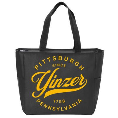 Funny Pittsburgh Yinzer Pennsylvania Steel City Yinz Home Zip Tote Bag