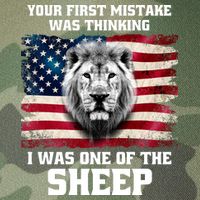 Freedom Patriot Your First Mistake Was Thinking I Was One Of The Sheep Legacy Tie Dye Trucker Hat
