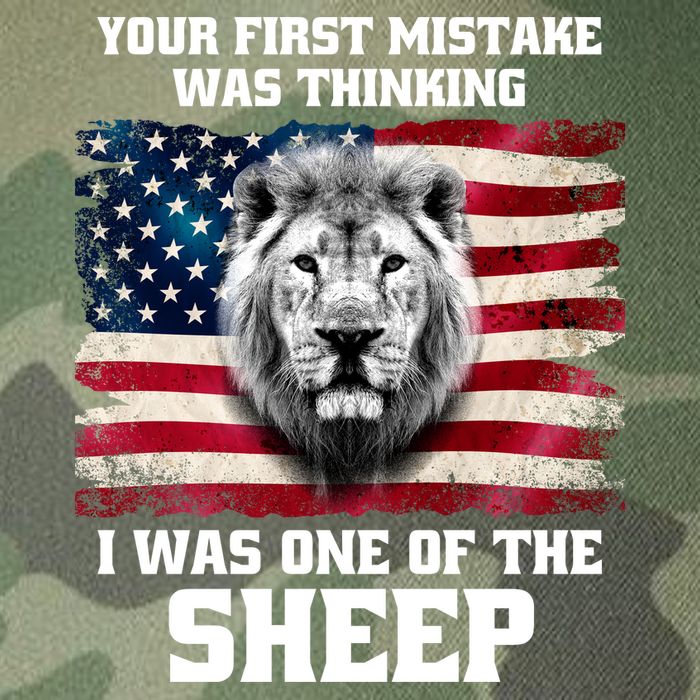 Freedom Patriot Your First Mistake Was Thinking I Was One Of The Sheep Legacy Tie Dye Trucker Hat