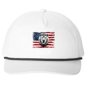 Freedom Patriot Your First Mistake Was Thinking I Was One Of The Sheep Snapback Five-Panel Rope Hat