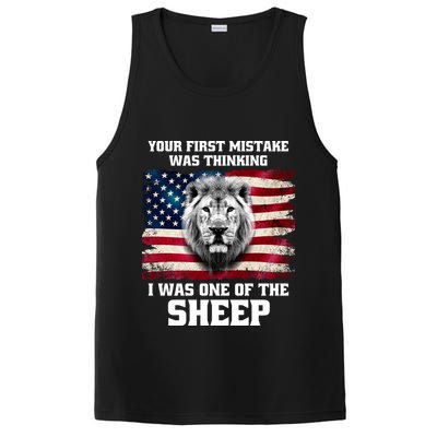 Freedom Patriot Your First Mistake Was Thinking I Was One Of The Sheep PosiCharge Competitor Tank