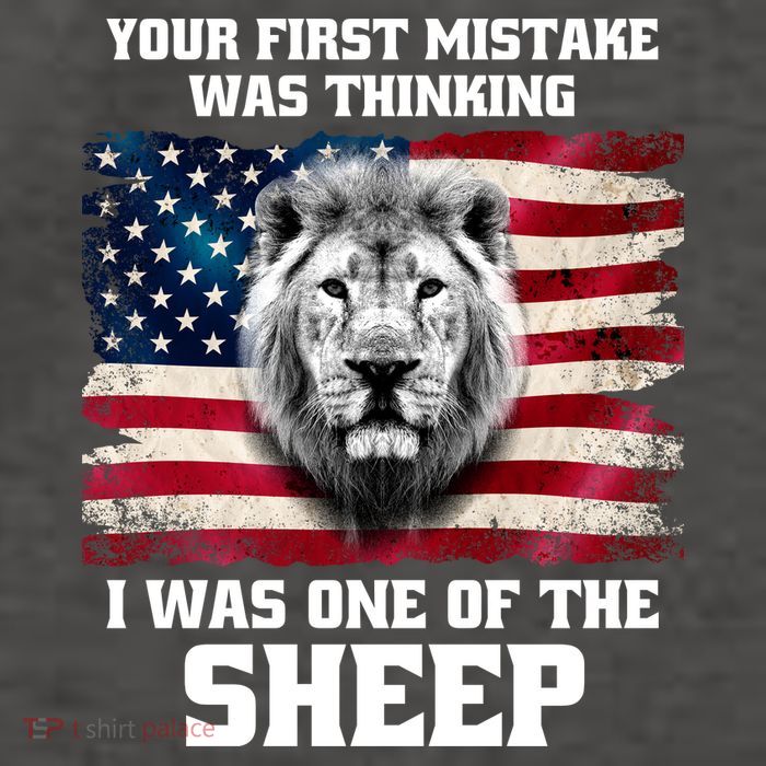 Freedom Patriot Your First Mistake Was Thinking I Was One Of The Sheep Vector Backpack
