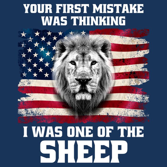 Freedom Patriot Your First Mistake Was Thinking I Was One Of The Sheep Cool Comfort Performance Bucket Hat