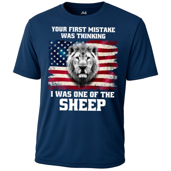 Freedom Patriot Your First Mistake Was Thinking I Was One Of The Sheep Performance Shirt