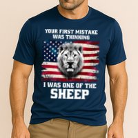 Freedom Patriot Your First Mistake Was Thinking I Was One Of The Sheep Performance Shirt