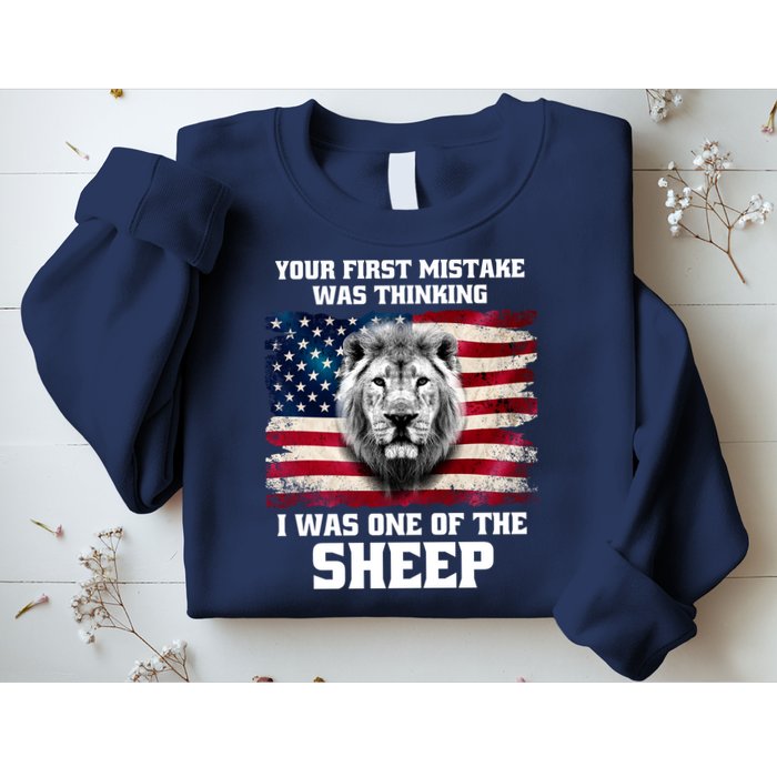 Freedom Patriot Your First Mistake Was Thinking I Was One Of The Sheep Sweatshirt