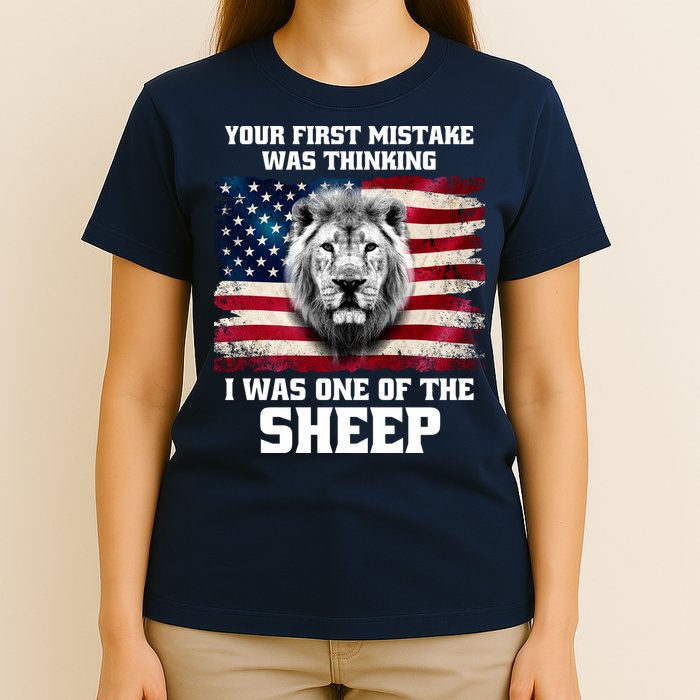 Freedom Patriot Your First Mistake Was Thinking I Was One Of The Sheep T-Shirt