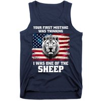 Freedom Patriot Your First Mistake Was Thinking I Was One Of The Sheep Tank Top