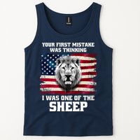 Freedom Patriot Your First Mistake Was Thinking I Was One Of The Sheep Tank Top