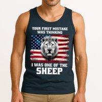 Freedom Patriot Your First Mistake Was Thinking I Was One Of The Sheep Tank Top