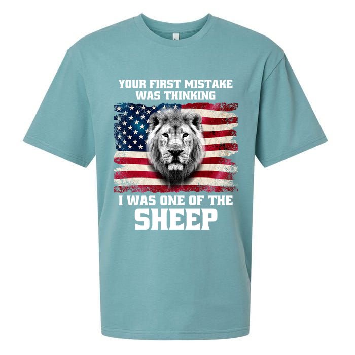 Freedom Patriot Your First Mistake Was Thinking I Was One Of The Sheep Sueded Cloud Jersey T-Shirt