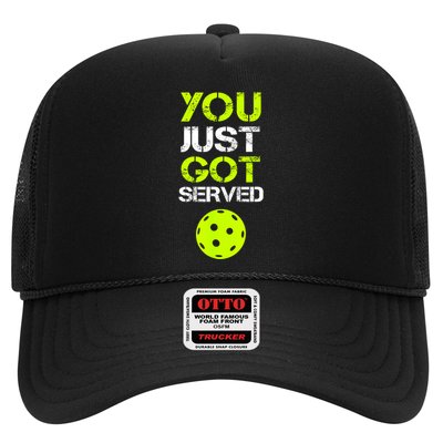 Funny Pickleball You Just Got Served Pickleball Player Sport Gift Trucker Hat