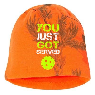 Funny Pickleball You Just Got Served Pickleball Player Sport Gift Kati - Camo Knit Beanie