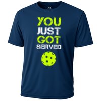 Funny Pickleball You Just Got Served Pickleball Player Sport Gift Cooling Performance Crew T-Shirt