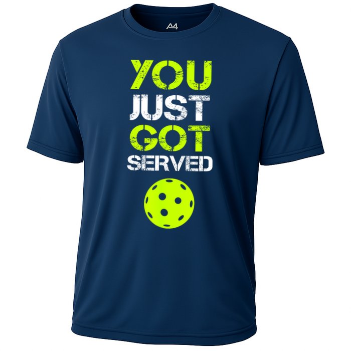 Funny Pickleball You Just Got Served Pickleball Player Sport Gift Cooling Performance Crew T-Shirt